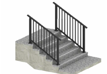 Nvoy Heavy Duty Stair Mount with Picket product image